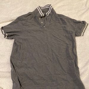 Gray Dress Shirt, American Eagle, Large